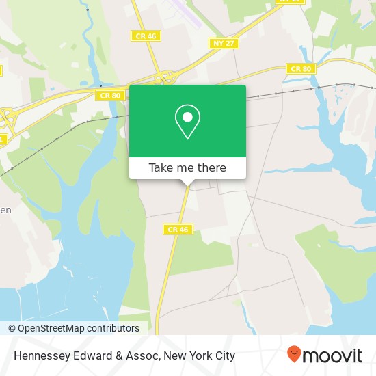 Mapa de Hennessey Edward & Assoc