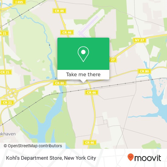 Kohl's Department Store map