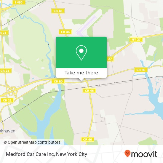 Mapa de Medford Car Care Inc