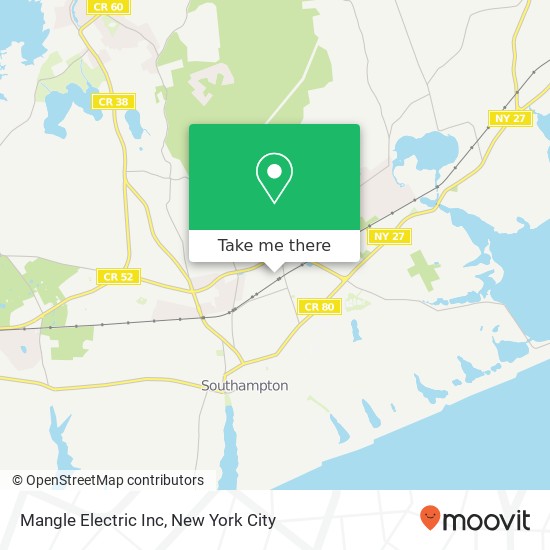 Mangle Electric Inc map
