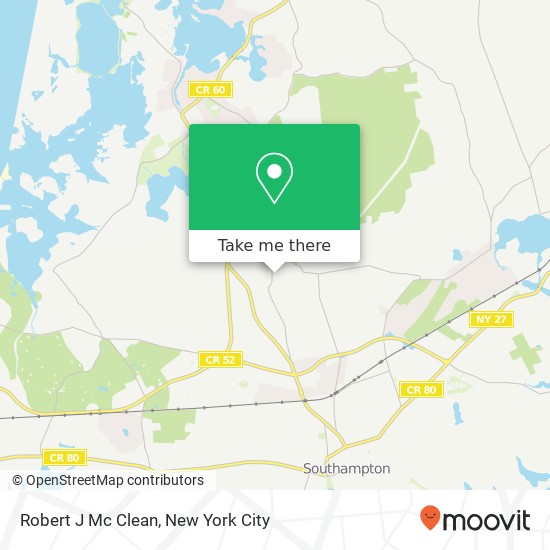 Robert J Mc Clean map