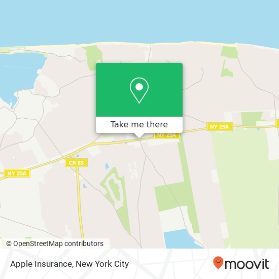 Apple Insurance map