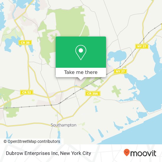 Dubrow Enterprises Inc map