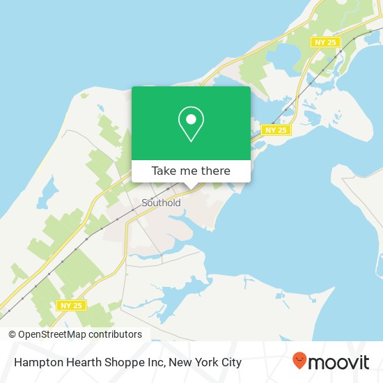 Mapa de Hampton Hearth Shoppe Inc