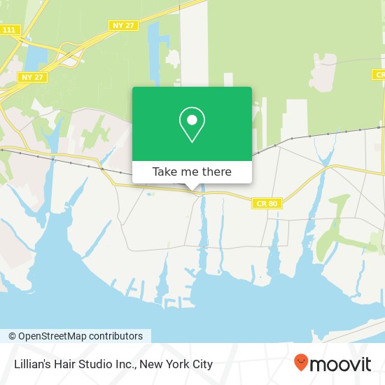 Lillian's Hair Studio Inc. map