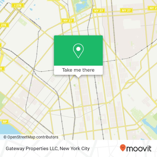 Mapa de Gateway Properties LLC