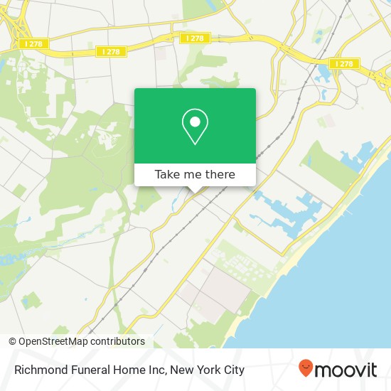 Mapa de Richmond Funeral Home Inc