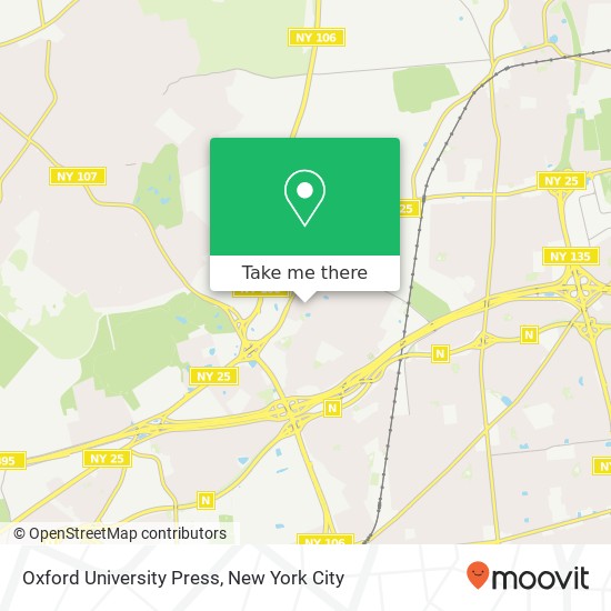 Oxford University Press map