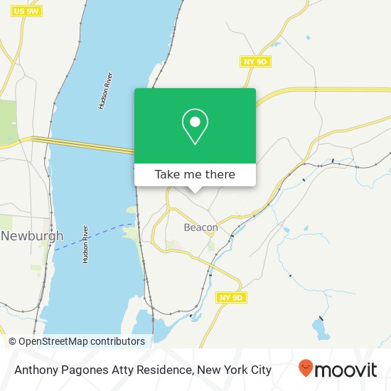 Mapa de Anthony Pagones Atty Residence