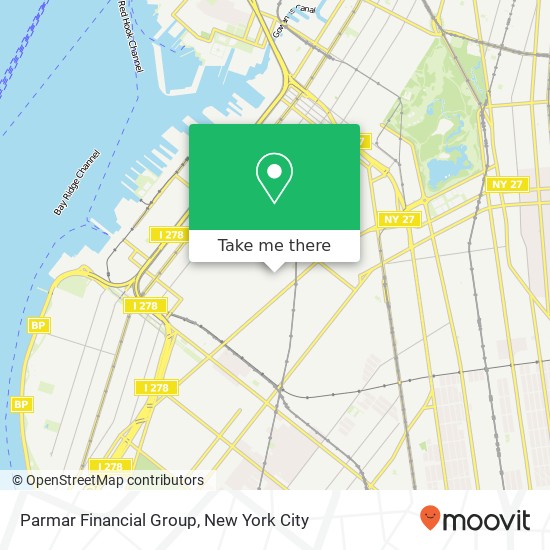 Parmar Financial Group map