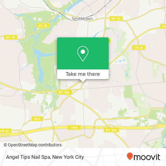 Angel Tips Nail Spa map