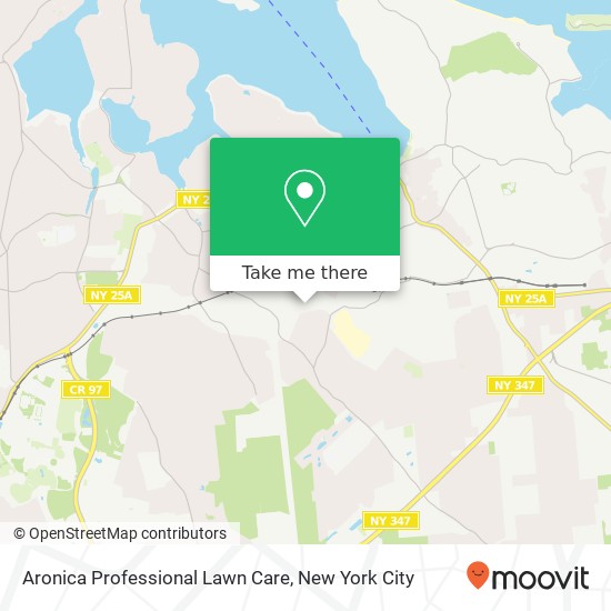 Aronica Professional Lawn Care map