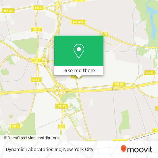 Dynamic Laboratories Inc map