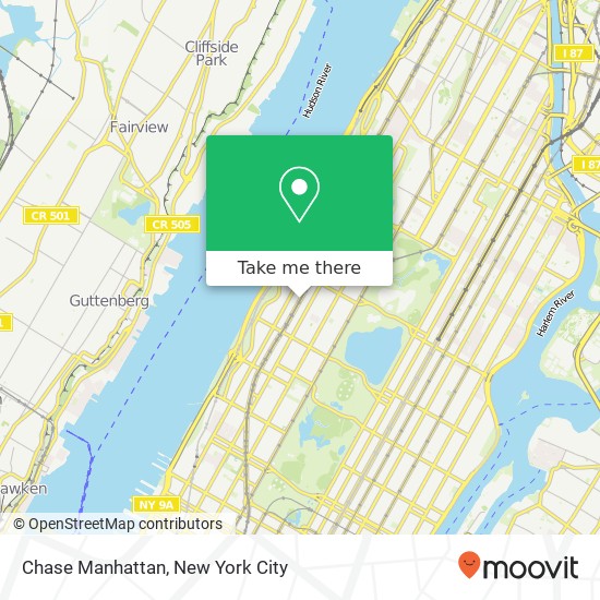 Mapa de Chase Manhattan