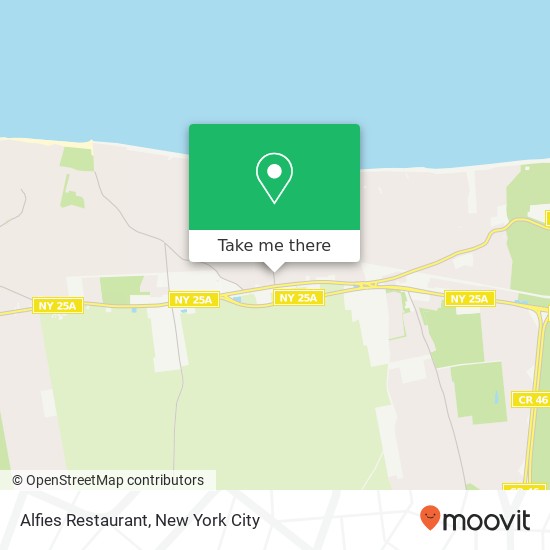 Alfies Restaurant map