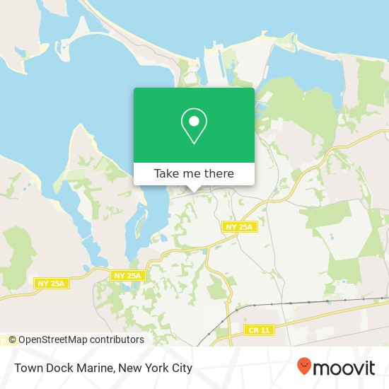 Town Dock Marine map