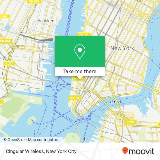 Cingular Wireless map