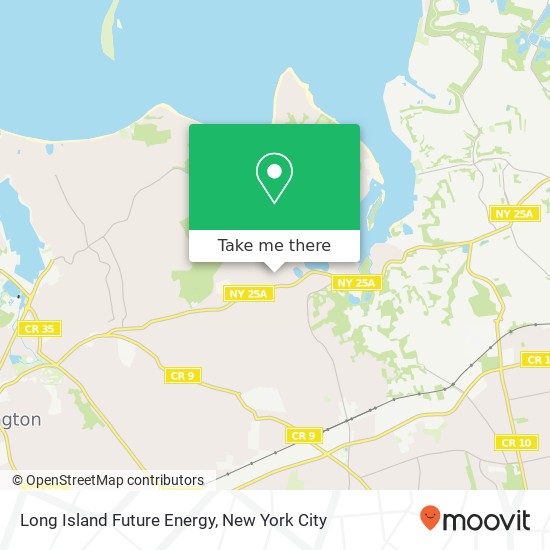 Mapa de Long Island Future Energy