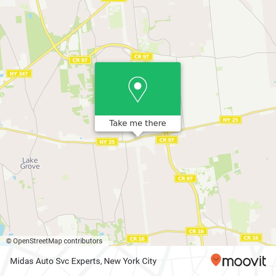 Midas Auto Svc Experts map