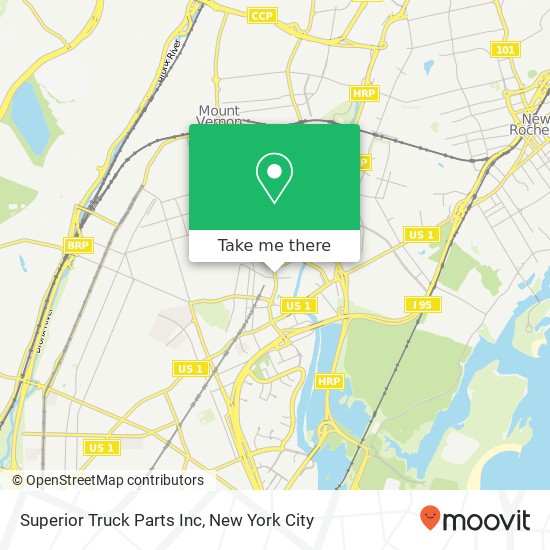 Mapa de Superior Truck Parts Inc