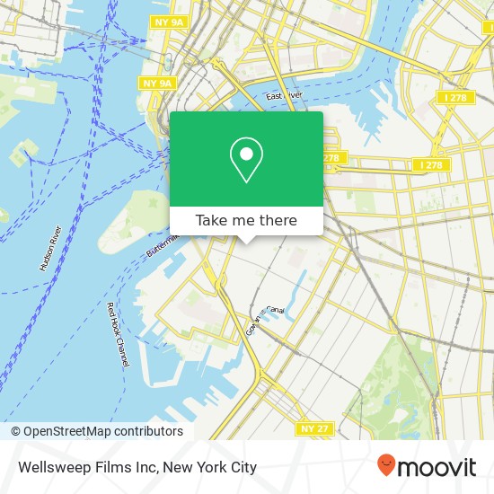 Wellsweep Films Inc map