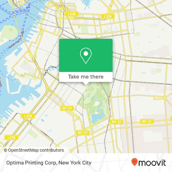 Optima Printing Corp map