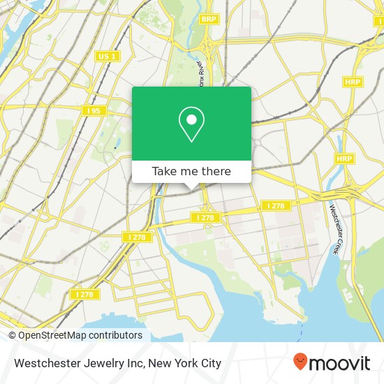 Mapa de Westchester Jewelry Inc