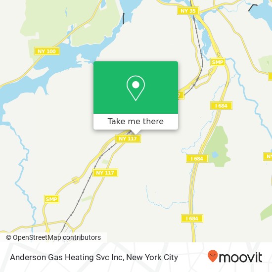 Mapa de Anderson Gas Heating Svc Inc