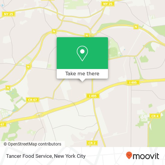Tancer Food Service map