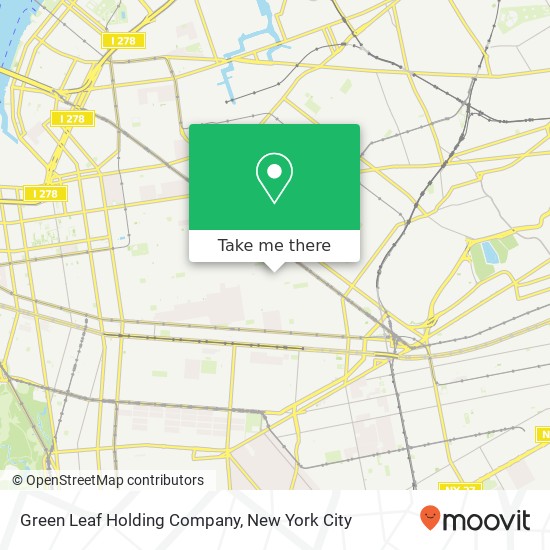 Green Leaf Holding Company map