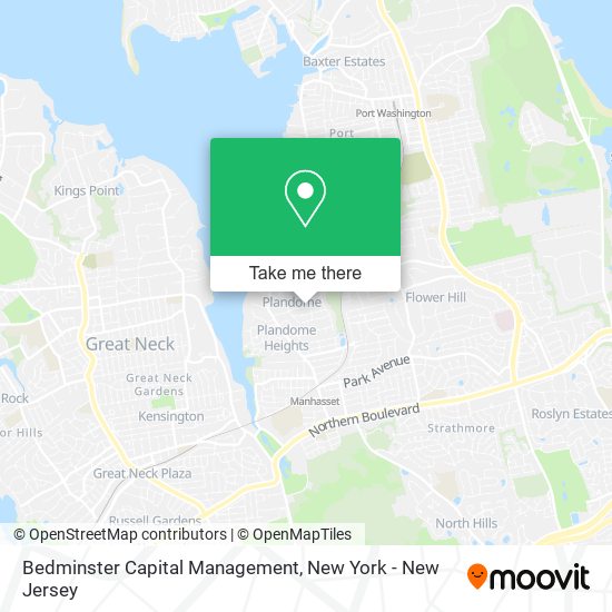 Bedminster Capital Management map