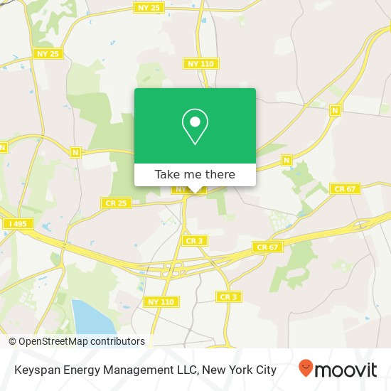 Mapa de Keyspan Energy Management LLC