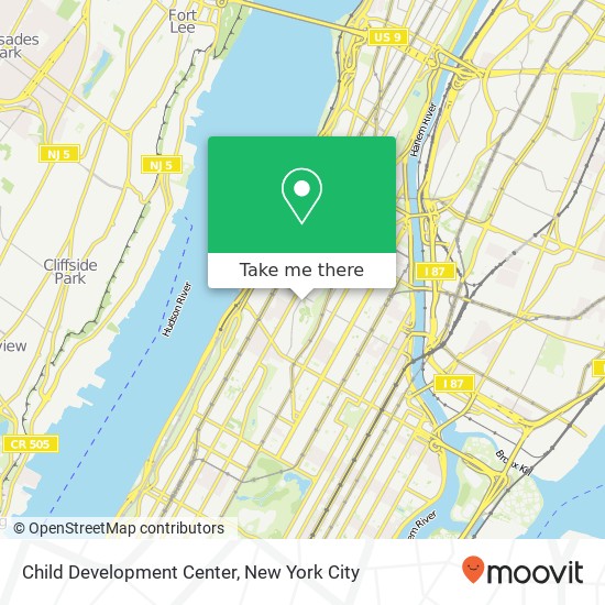 Child Development Center map