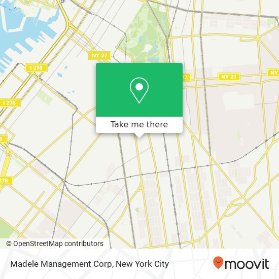 Madele Management Corp map