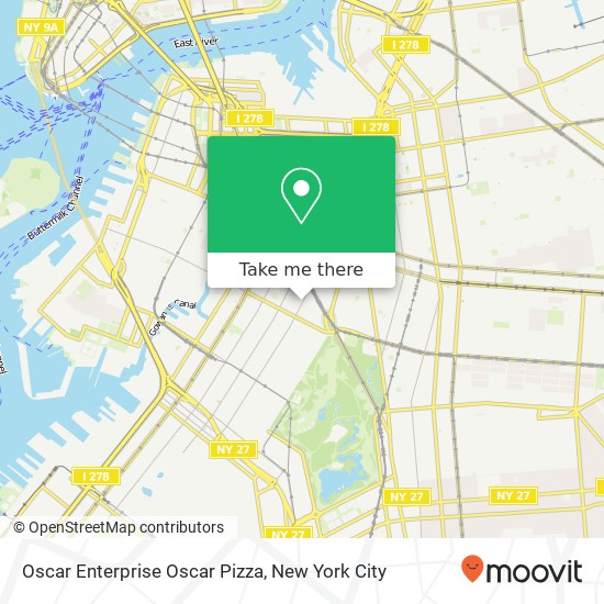 Mapa de Oscar Enterprise Oscar Pizza