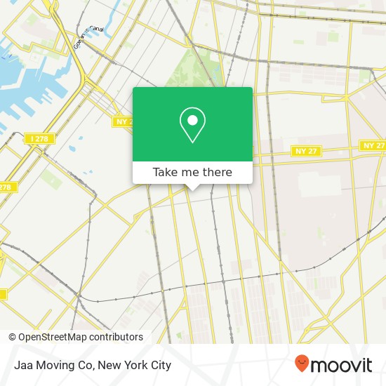 Jaa Moving Co map