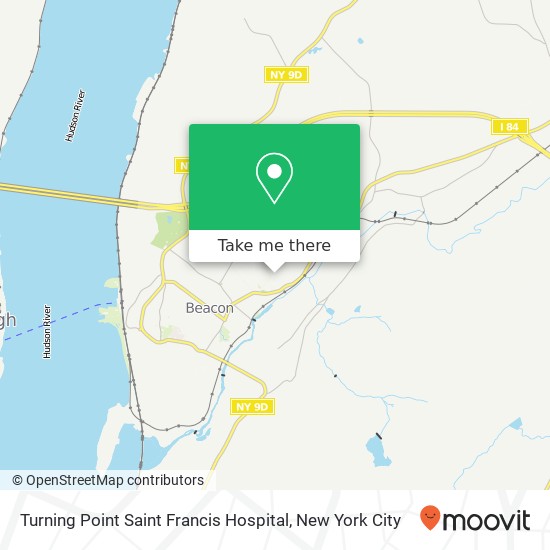 Mapa de Turning Point Saint Francis Hospital