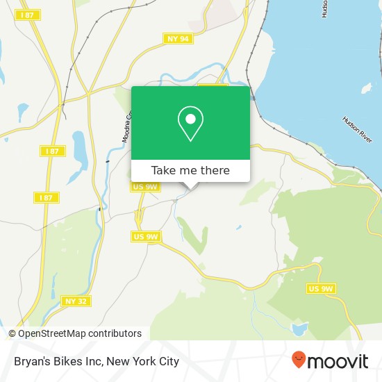 Bryan's Bikes Inc map