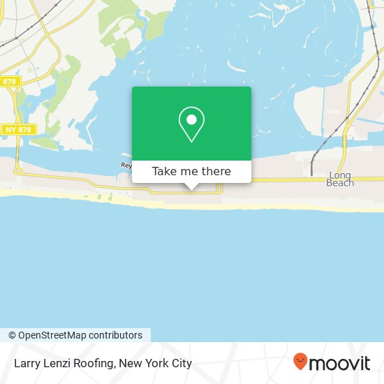 Larry Lenzi Roofing map