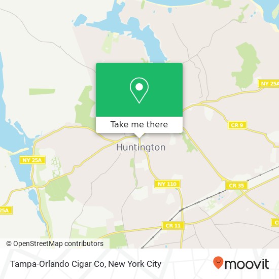 Mapa de Tampa-Orlando Cigar Co