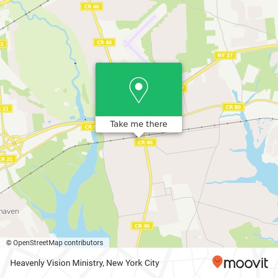 Heavenly Vision Ministry map