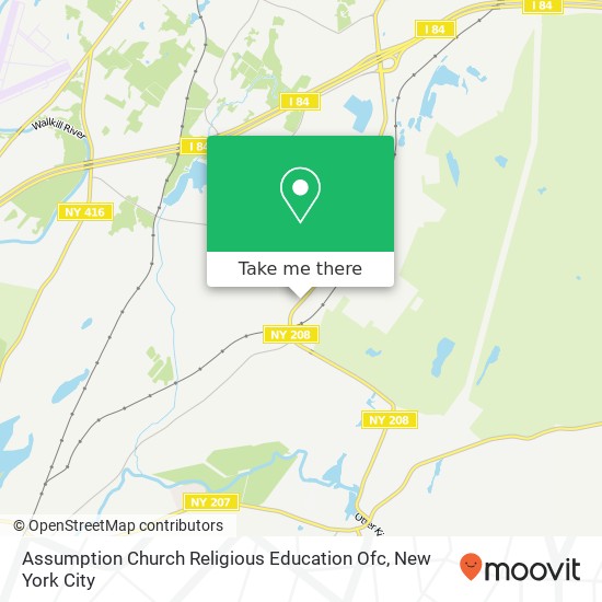 Assumption Church Religious Education Ofc map