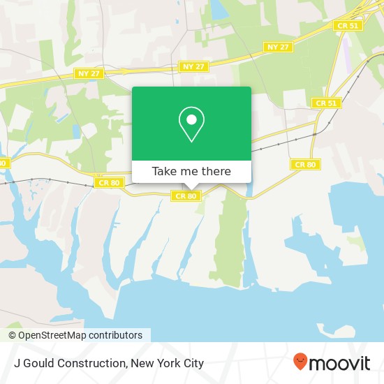 J Gould Construction map