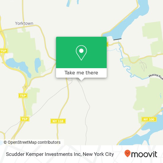 Mapa de Scudder Kemper Investments Inc