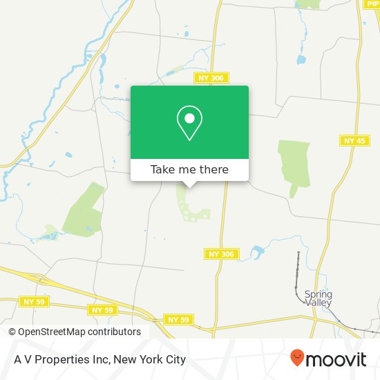 A V Properties Inc map