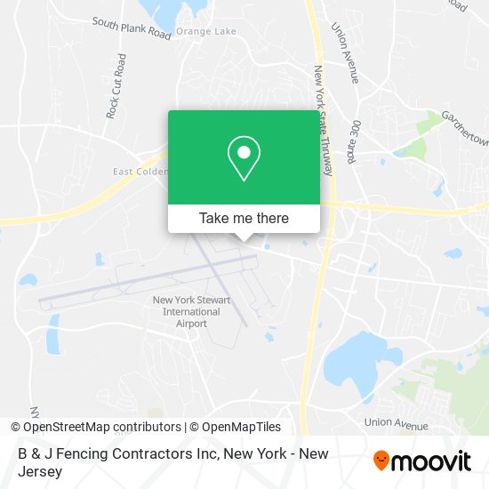 B & J Fencing Contractors Inc map