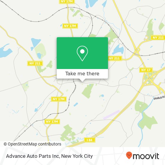 Advance Auto Parts Inc map