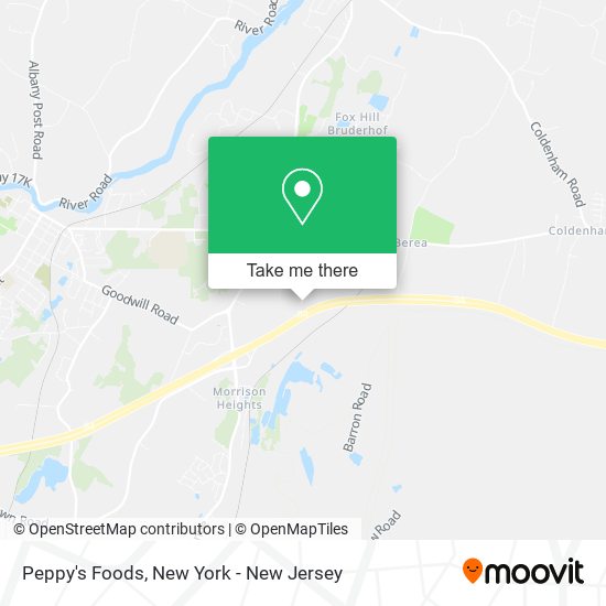 Peppy's Foods map