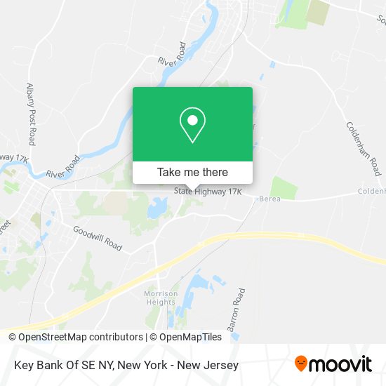 Key Bank Of SE NY map