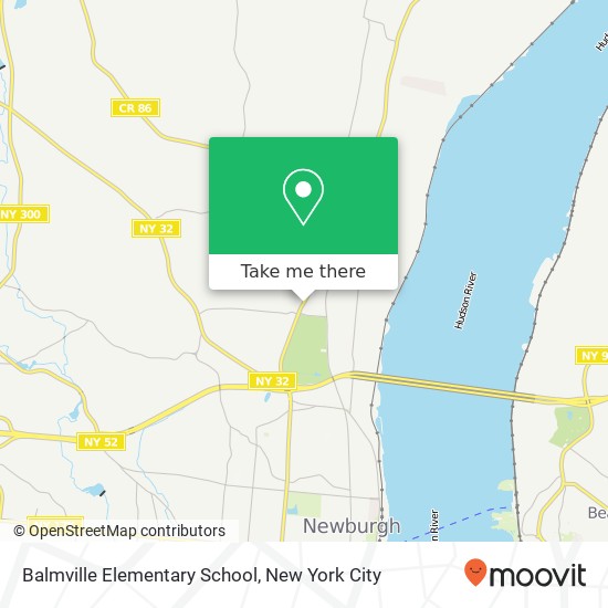 Mapa de Balmville Elementary School